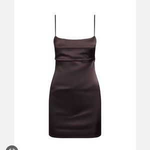 Lioness Brown Mini Dress